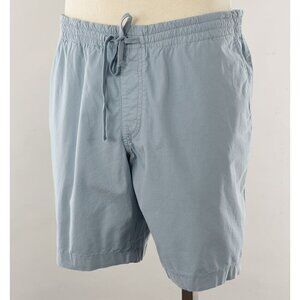 THE MENS STORE Blue Pull On Cotton Poplin Drawstring Dock Shorts 38 NWT